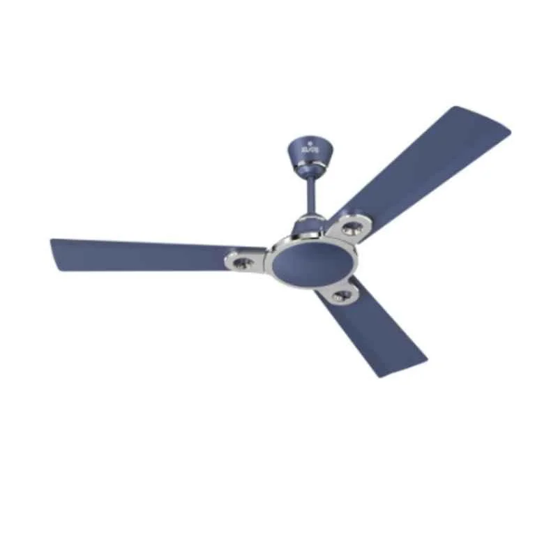 Polycab Eleganz Purocoat 70W 440rpm Pearl Indigo Blue Premium Ceiling Fan, FCEPRST201M, Sweep: 900 mm