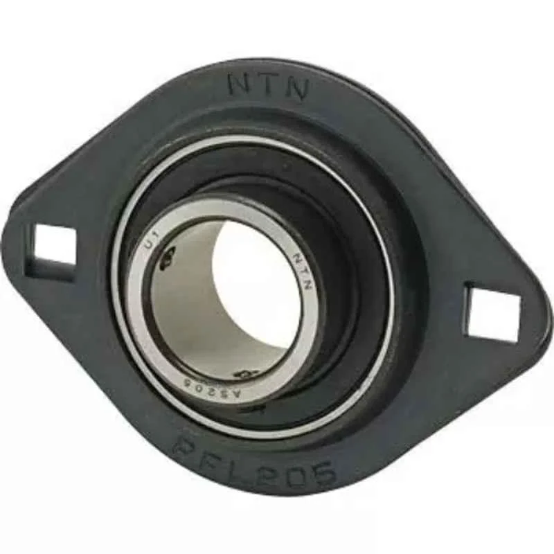 NTN 95x27mm Steel Plate Round Flange Bearing Unit ASPFL205