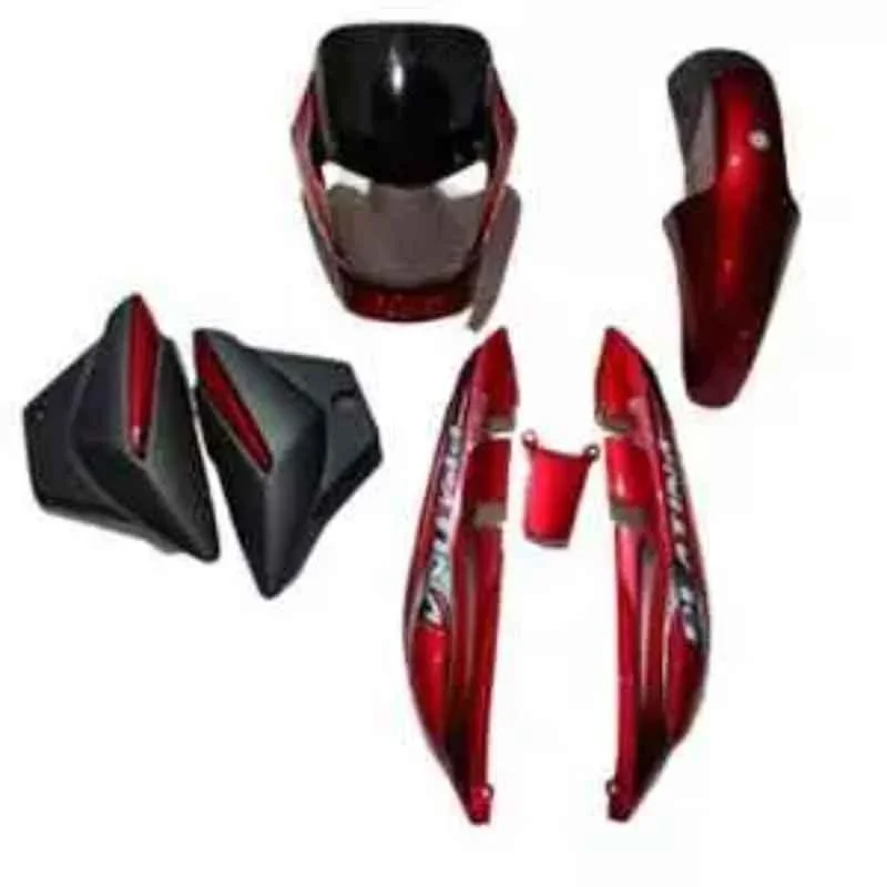 Ultra Red Full Body Kit for Bajaj Platina Ui48, ULT-VYJQJE