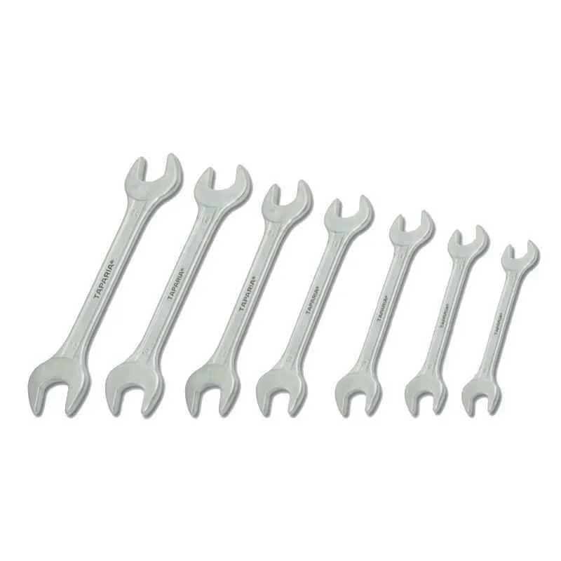 Taparia 6 Pcs Chrome Plated Double Open End Spanners Set, DEP 06