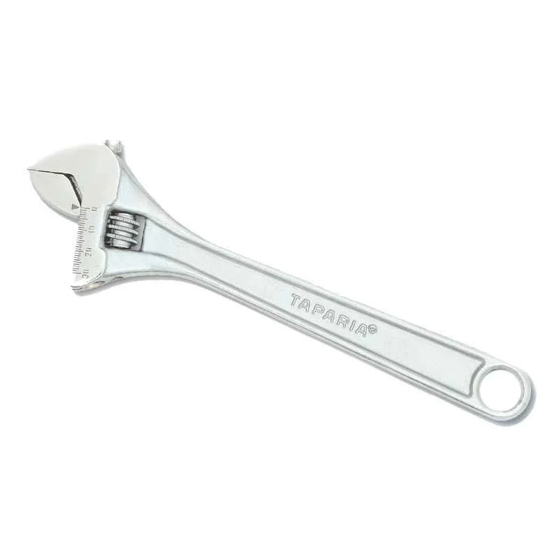 Taparia 255mm Chrome Plated Adjustable Spanner in Blister Packing, 1172N (Pack of 5)