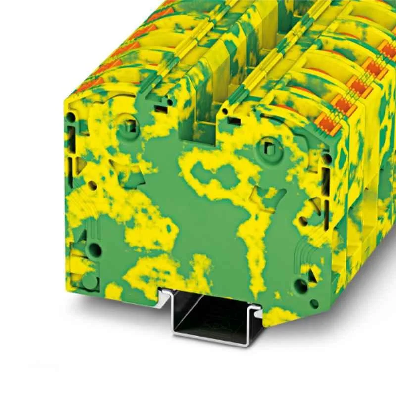 Phoenix Contact PTPOWER 35-PE Polyamide Ground Terminal Block, 3212066