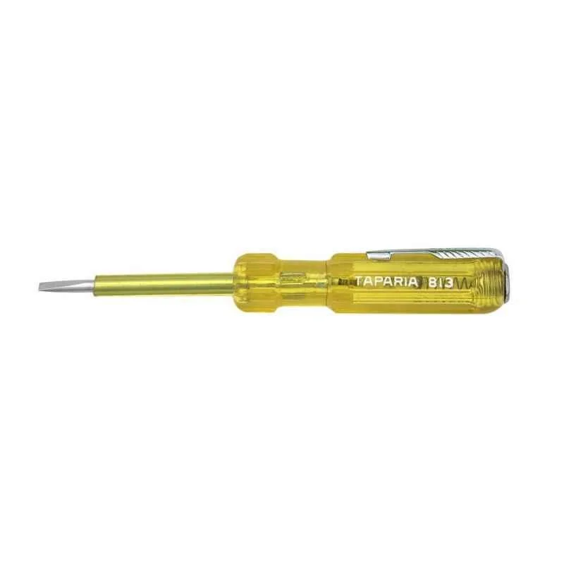 Taparia 130mm Yellow Handle Line Tester Screw Driver, 813 (Pack of 5)