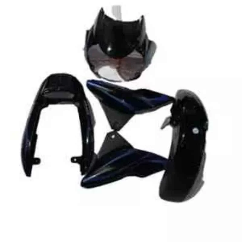 Ultra Black & Blue Full Body Kit for Bajaj Discover 150Cc U17, ULT-BO5794