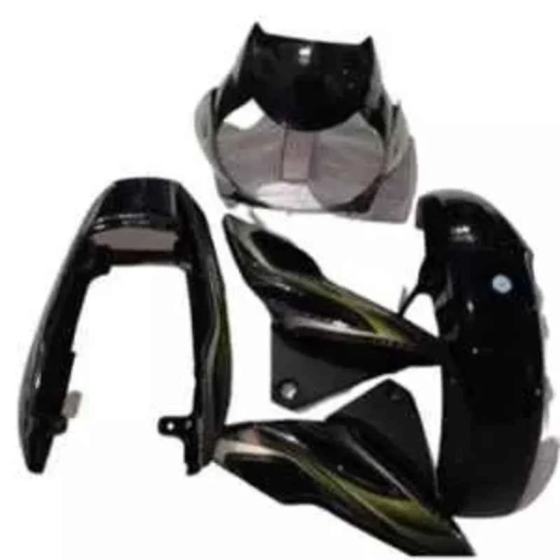 Ultra Black & Golden Full Body Kit for Bajaj Discover 100Cc U13, ULT-4ABM0V