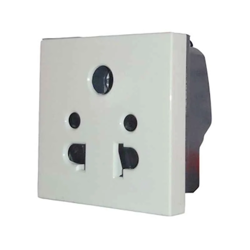 Legrand Myrius 6A 2 Modules 230V 5 Pin Universal Socket, 6730 44