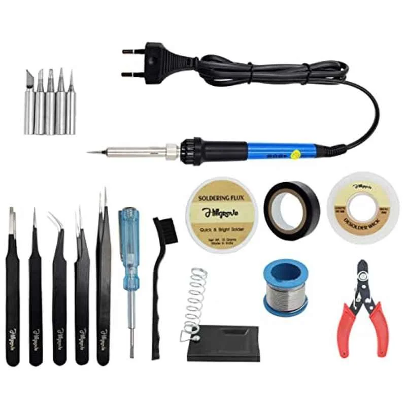 Hillgrove 10 in1 Professional Mobile Soldering Iron Equipment Tool Kit, HG0111