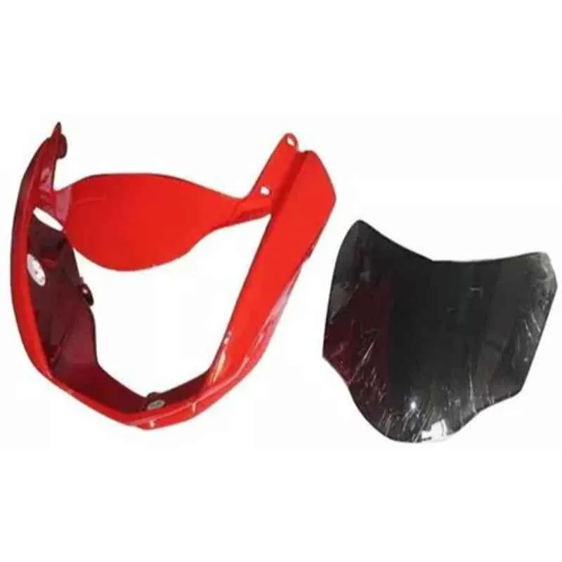 Ultra Headlight Visor for Cbz Extreme Red Uf178A, ULT-ACDCSS