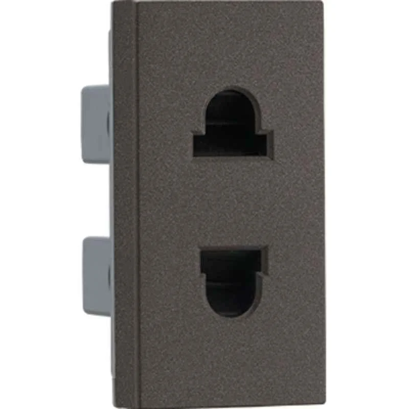 Legrand Myrius Nextgen 6/16A 1 Module Chic Grey Euro/US Energy Socket, 679424