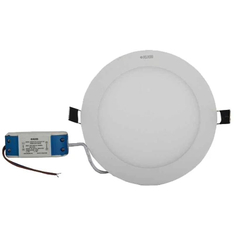 Polycab 12W White LED Round Slim Panel Light