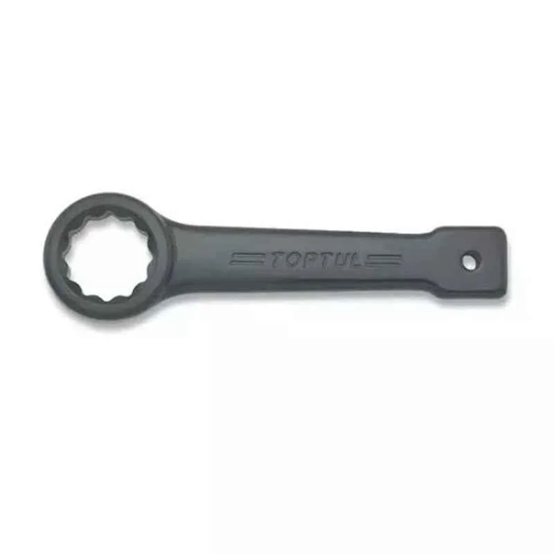 Toptul AAAR 23mm 162mm Chrome-Molybdenum Alloy Steel Slogging Ring Wrench, AAAR2323 (Pack of 8)