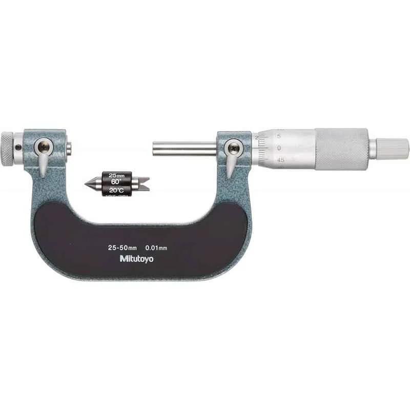 Mitutoyo 25-50mm Screw Thread Micrometer, 126-126
