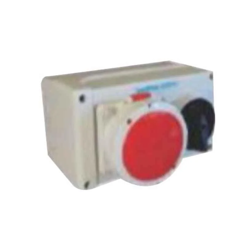 Hensel 16/20A 3P+E IP67 Switched Wall socket, 6000701X7