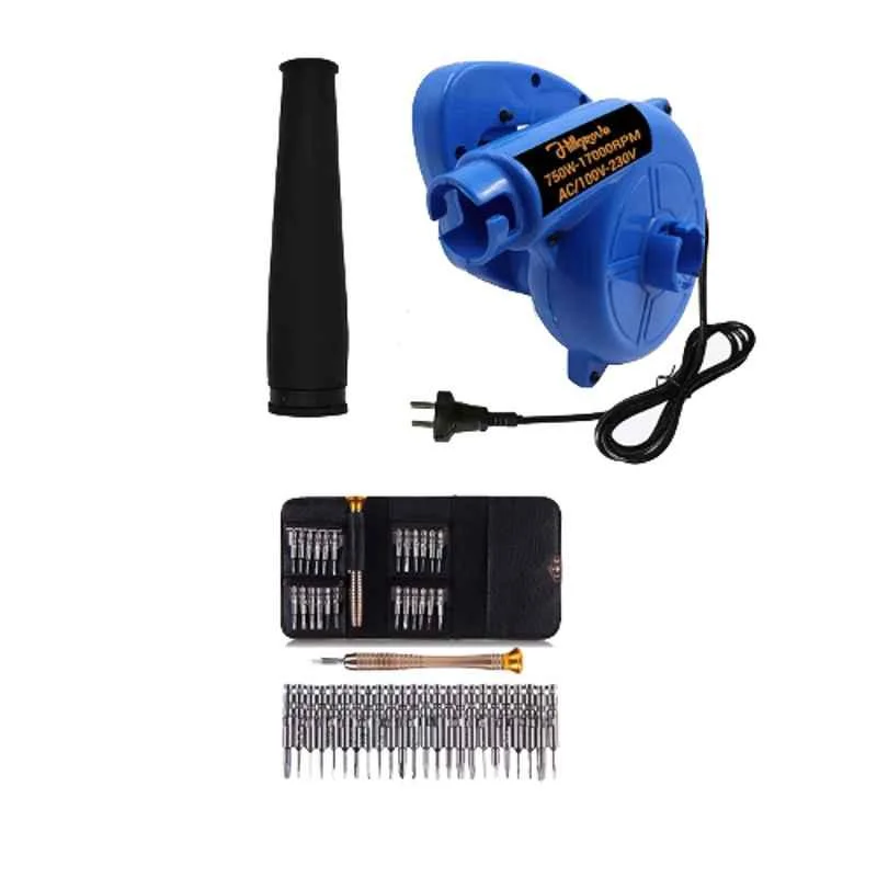 Hillgrove 750W 17000rpm Electric Air Blower & Suction Dust Cleaner with Screwdriver Combo, HGCM005