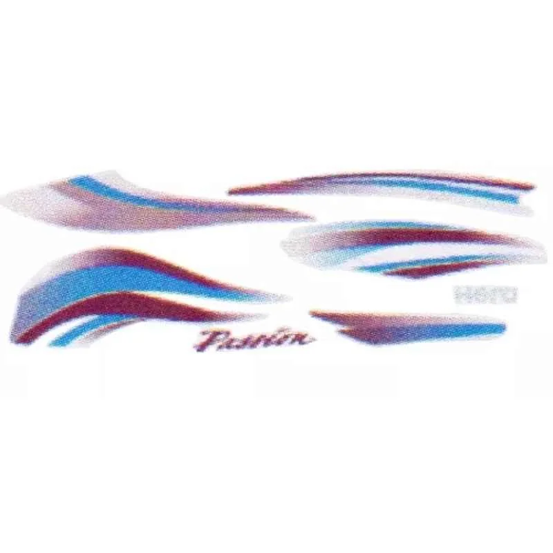 Ultra Sticker & Decal For Passion Tr Model Black & Blue