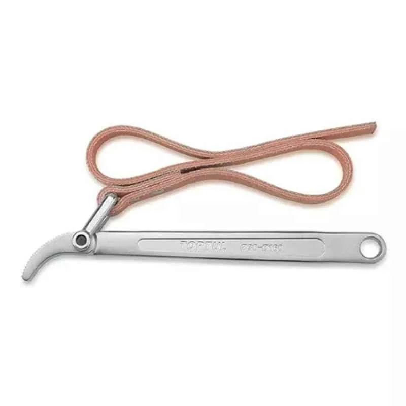 Toptul 30-160mm 9 inch Rubber Coated Woven Strap Wrench, JJAH0902