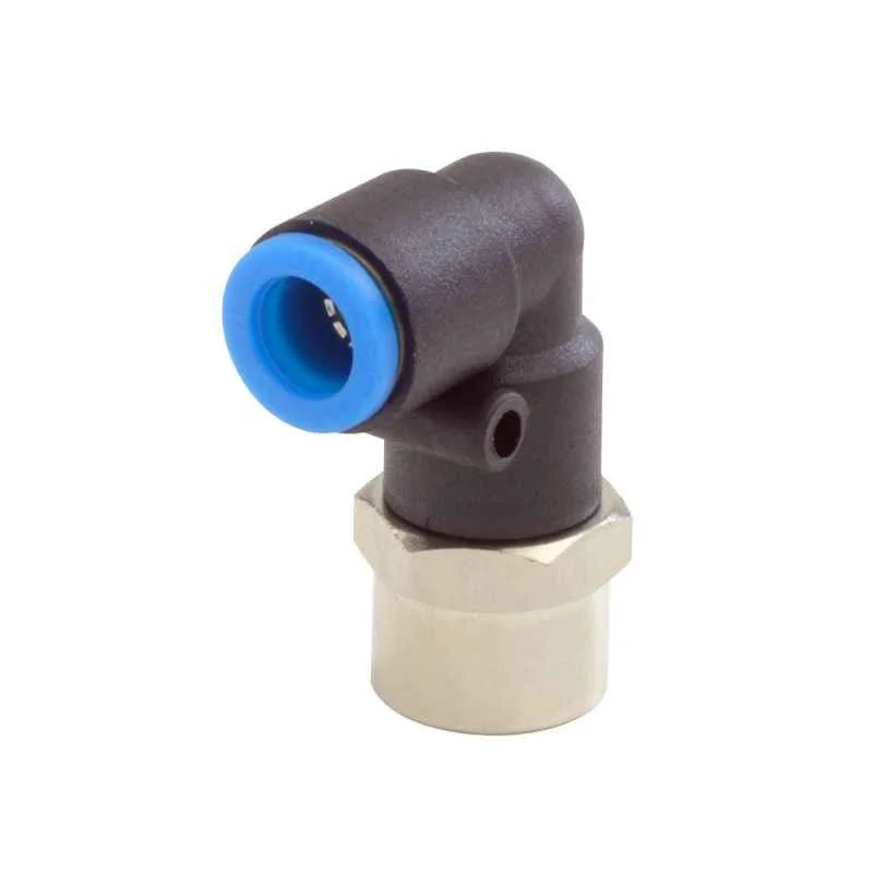Janatics 8mm 1/4 inch BSP Female Elbow, WP2220861, Length: 22 mm