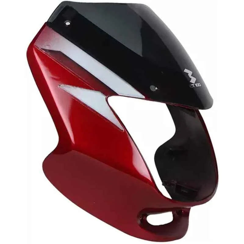 Ultra Headlight Visor for Ct 100 Red Uf204C, ULT-MFG064