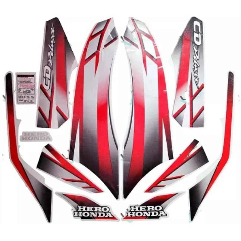 Ultra Sticker & Decal For H. H. Om Cd Dlx Black Red