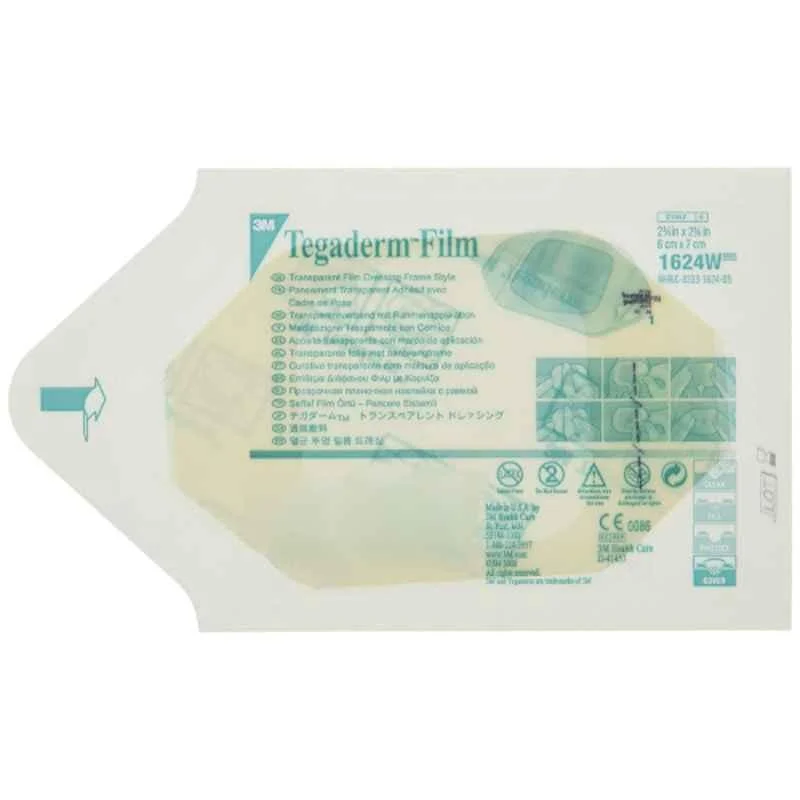 3M MM1624W Tegaderm 6x7cm Transparent Dressing Film (Pack of 100)
