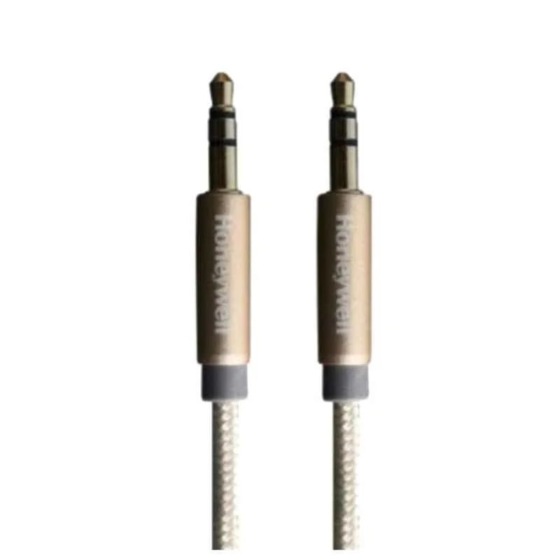 Honeywell 2m 3.5mm Gold Audio Aux Cable, HC000034/CBL/2M/GLD/B