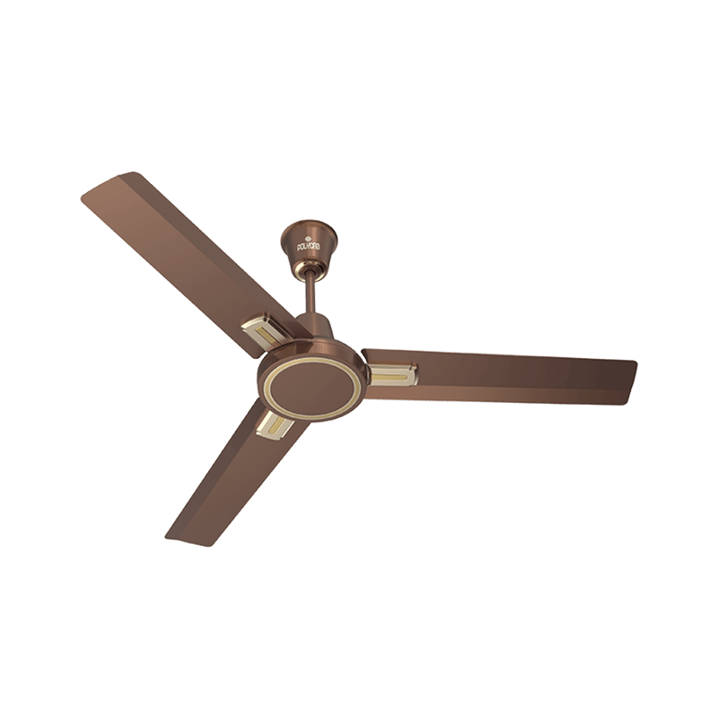 Polycab Ambiance 75W 400rpm Pearl Woodland Ceiling Fan, Sweep: 1200 mm