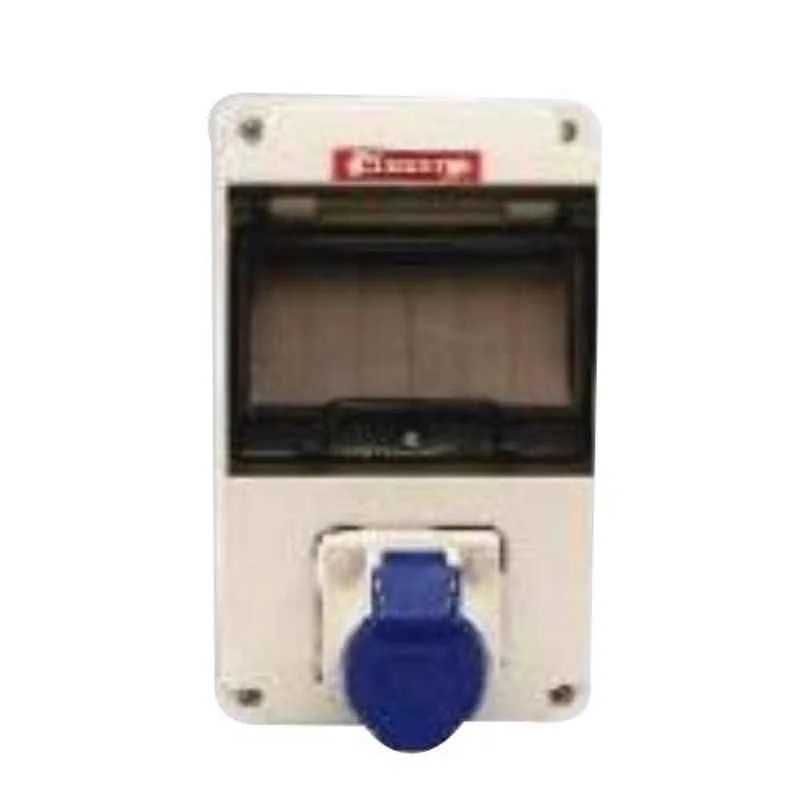 Hensel 16/20A 3P+E IP44 Wall socket with DIN-rail, TR110406TS