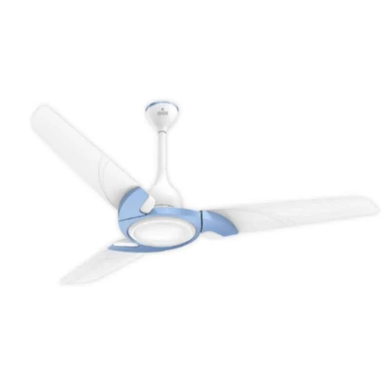 Polycab Tryst 75W 400rpm White Sea Blue Ceiling Fan, FCEPRST268M, Sweep: 1200 mm