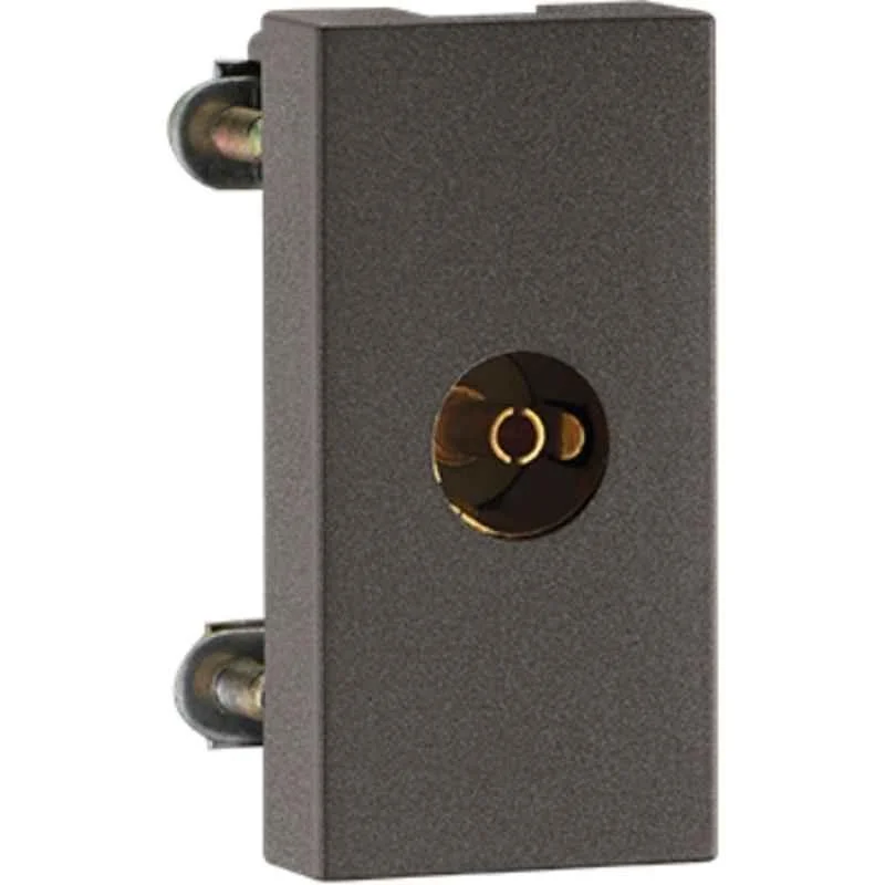 Legrand Myrius Nextgen 0-860MHz 1 Module TV Co-Axial Charcoal Grey Socket, 679460