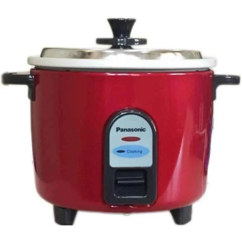 Panasonic 450W 1 Litre Aluminium Red Electric Rice Cooker, SR-WA10 (Z9)