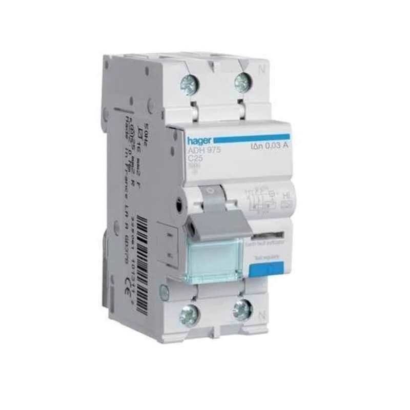 Hager 10A 2 Pole RCBO,Breaking Capacity: 6 kA, AF960Y