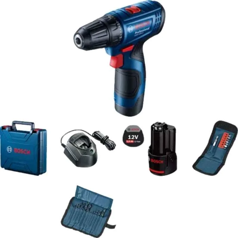 Bosch 10mm Blue & Black Professional Cordless Drill/Driver, GSR 120-Li