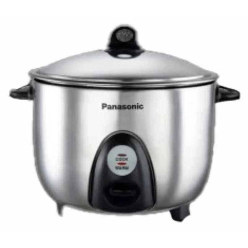 Panasonic 600W 1.8 Litre Stainless Steel Silver Electric Rice Cooker