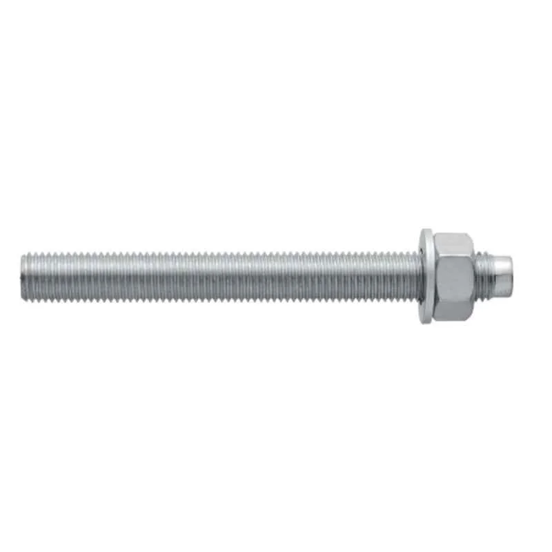 Hilti HIT-V-5.8 M16x165mm Carbon Steel Zinc-Plated Anchor Rod for Injectable, 3505750 (Pack of 5)