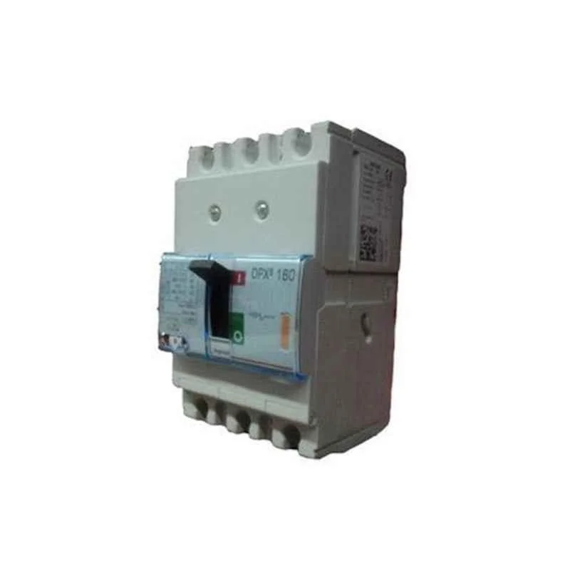 Legrand DRX鲁-160 125A Three Pole MCCB with Thermal Magnetic Protection Unit, 4200 06, Breaking Capacity: 16 kA
