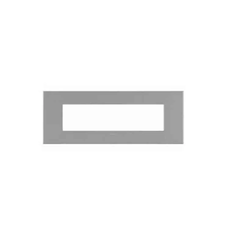 Legrand Arteor 8 Module Magnesium Cover Plate with Overmoulded Frame, 5758 16