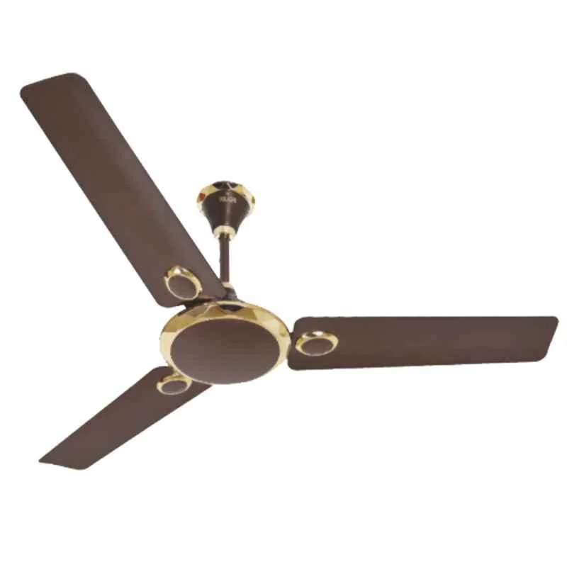 Polycab Crystal Purocoat 75W 400rpm Pearl Brown Premium Ceiling Fan, FCEPRST218M, Sweep: 1200 mm