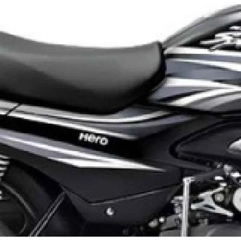 Ultra Side Panel For Super Splendor T4 Black & Grey