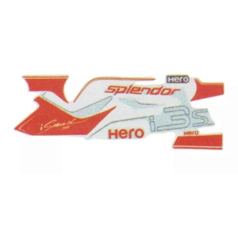 Ultra Sticker & Decal For Splendor I Smart 110 Black Red