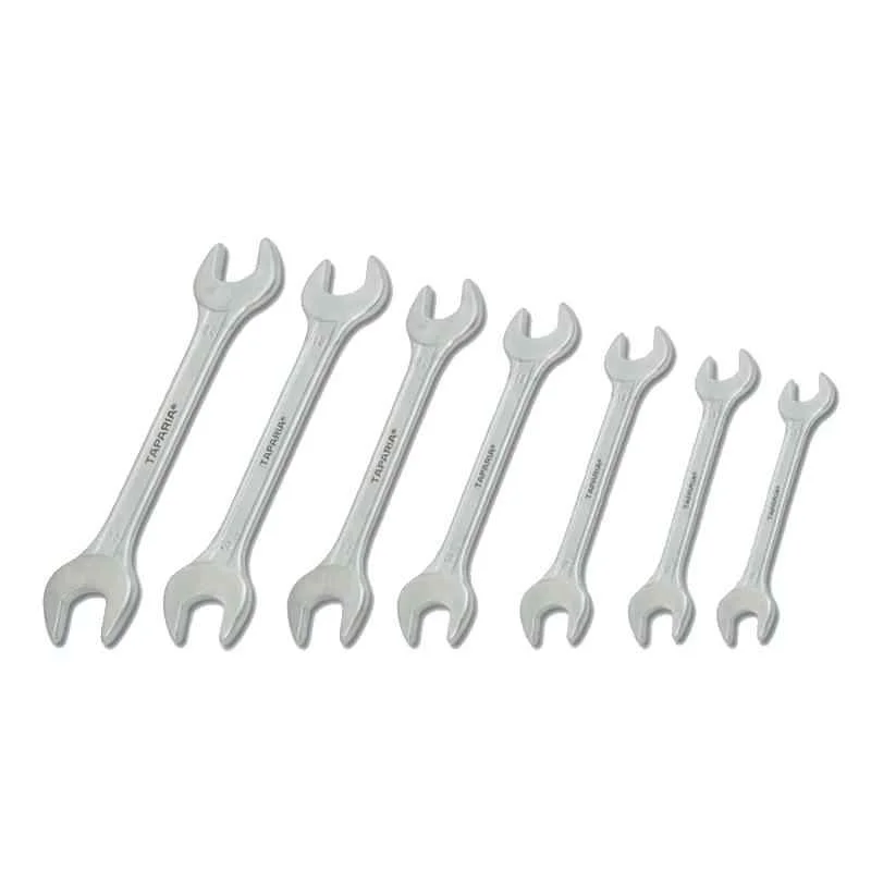 Taparia 9 Pcs Chrome Plated Double Open End Spanners Set, DW 09
