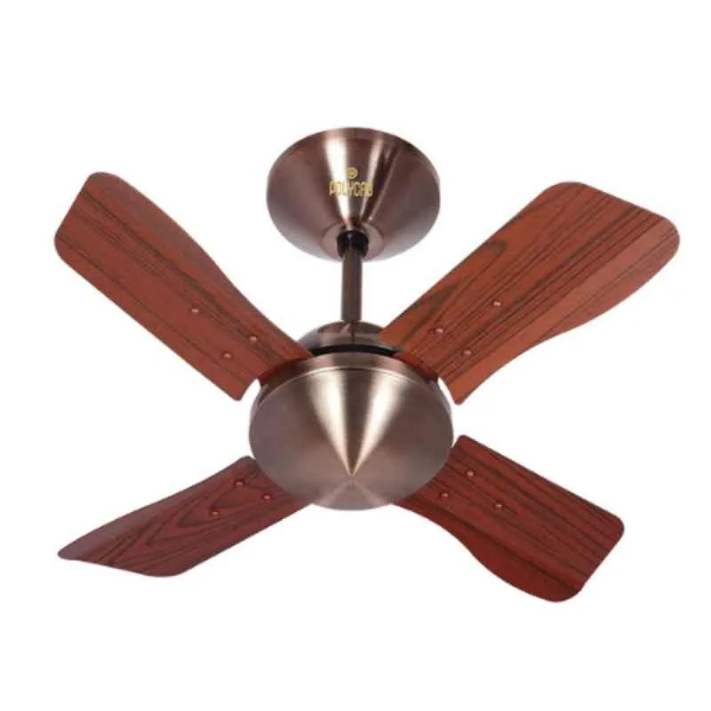 Polycab Superia Sp06 75W 800rpm Antique Copper Rosewood Premium Ceiling Fan, FCESPST006P, Sweep: 600 mm