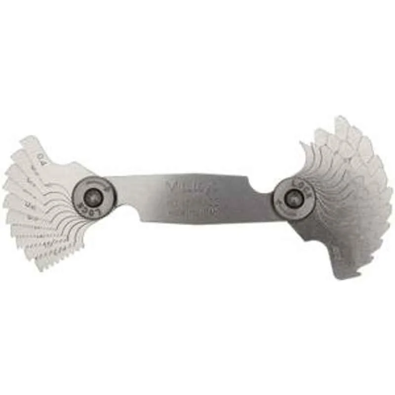 Mitutoyo Screw Pitch Gauge Range 0.4-7mm 21 Leaf 188-122