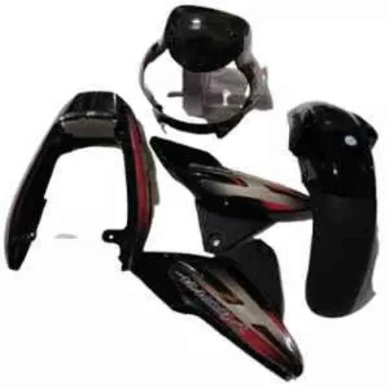Ultra Black & Red Full Body Kit for Bajaj Discover 125Cc Ui20, ULT-ZGCSXZ