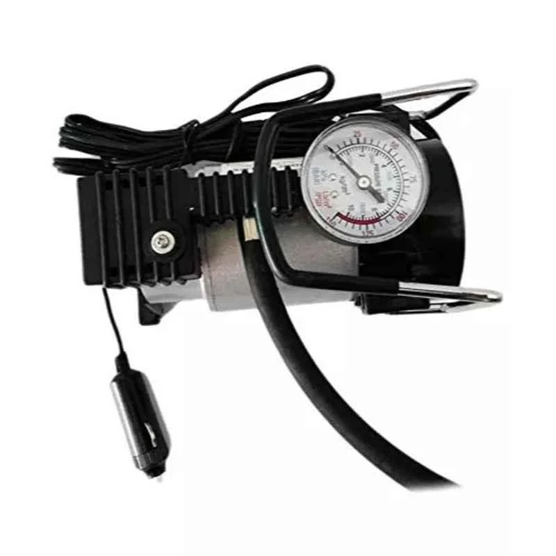 Phoenix 12V DC Car Tyre Inflator with Analogue Gauge for All Cars