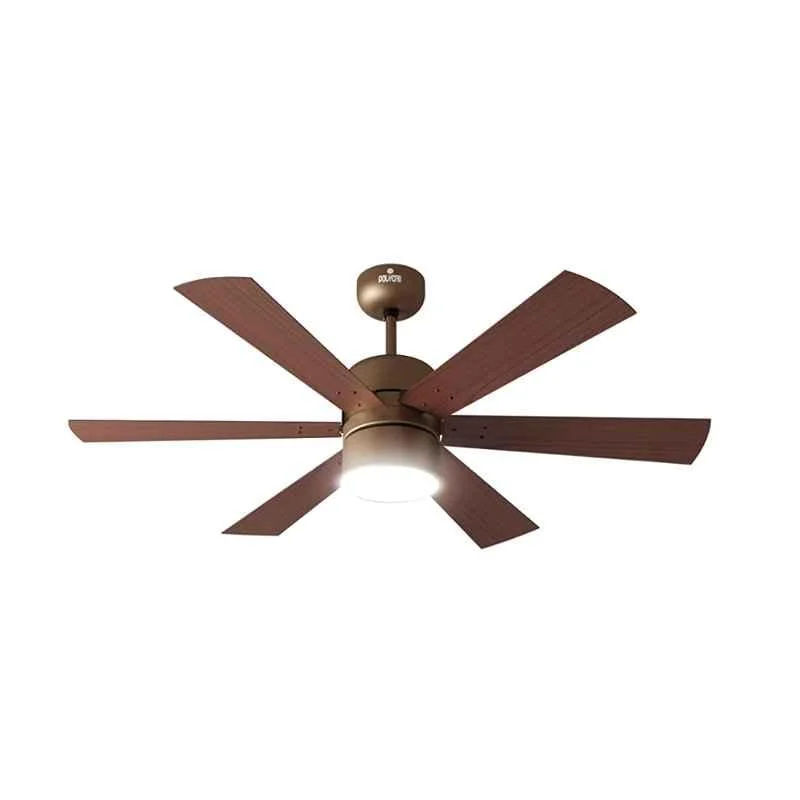 Polycab Superia 75W 340rpm Rosewood Antique Copper Ceiling Fan, FCESPST015P, Sweep: 1200 mm