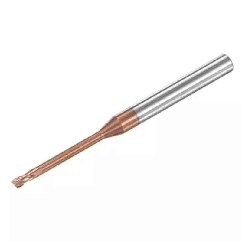 Dolphin 1/4 inch 4 Flute Long Neck Solid Carbide End Mill