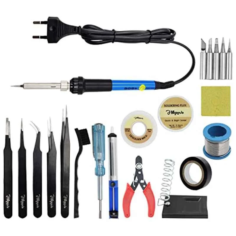 Hillgrove 12 in 1 Professional Mobile Soldering & Desoldering Equipment Tool Kit, HG0115