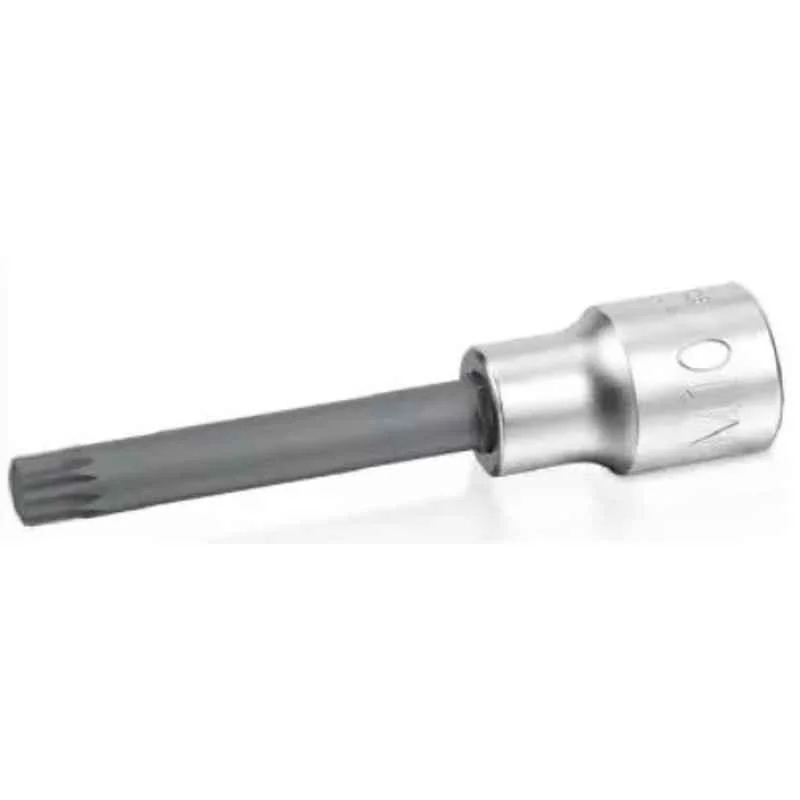 Topul M14 1/2 inch Long Spline Socket Bit, BCJD1614
