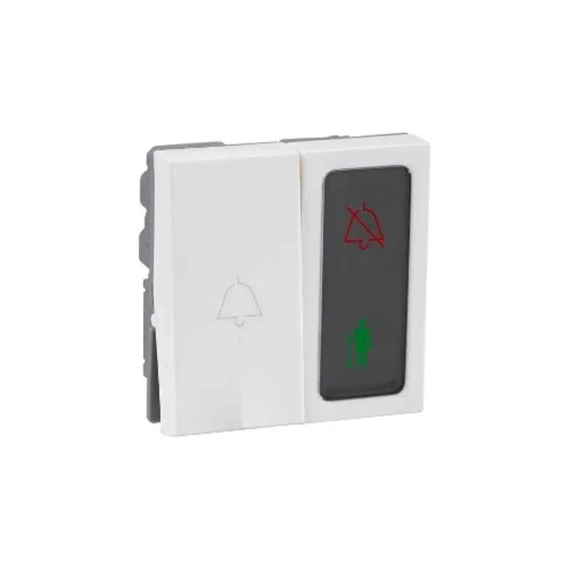 Legrand Lyncus 1+1 Module White DND & MMR Indicator with Bell Push, 677256