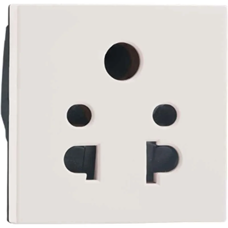 Legrand Myrius Nextgen 6A 5 Pins White Universal Socket, 679228
